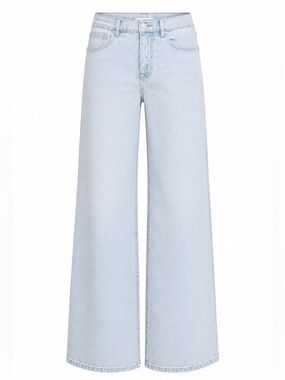 NWT Tribal Brooke Wide Leg Jeans 2 High Rise Light Wash